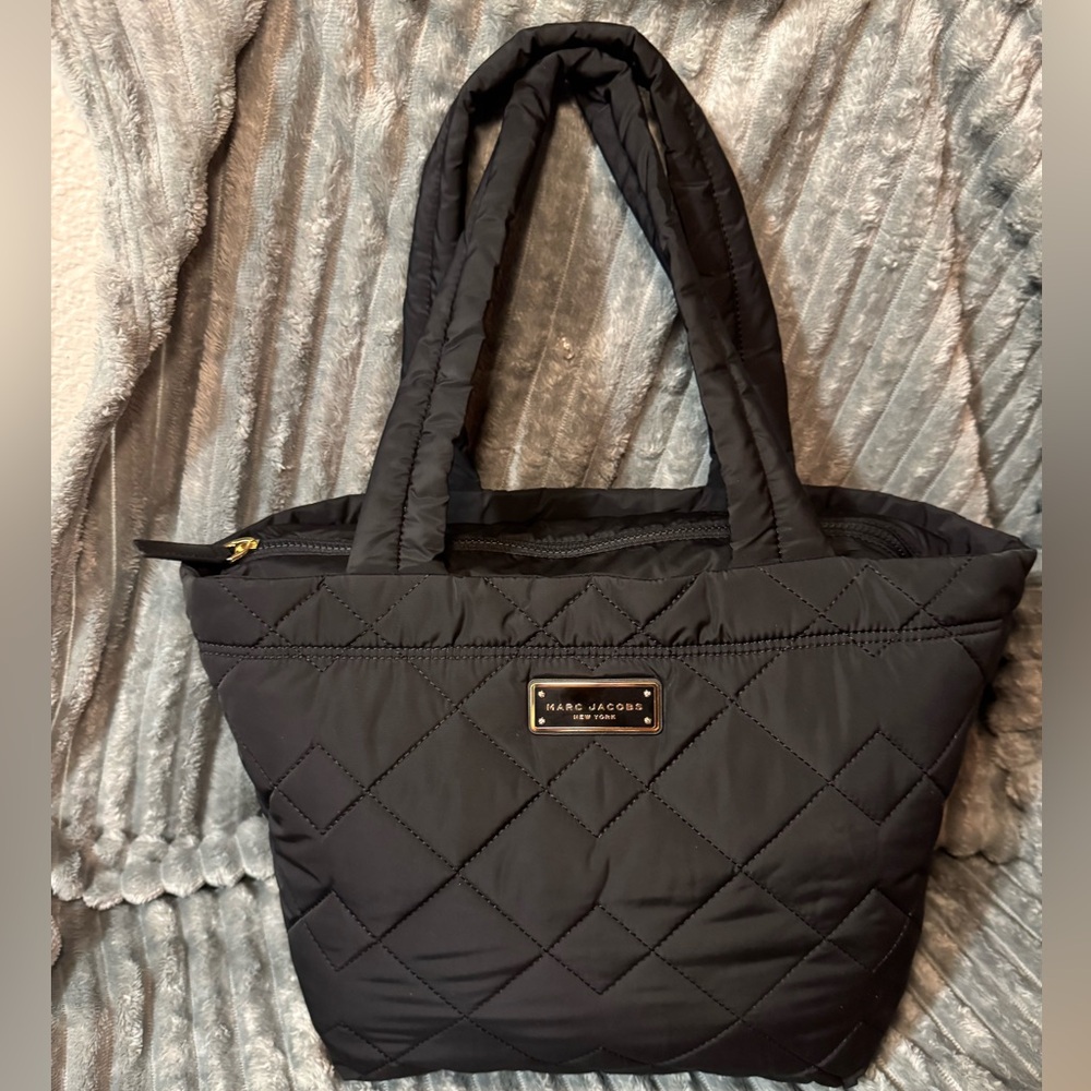 Marc Jacobs Black Quilted Tote Bag